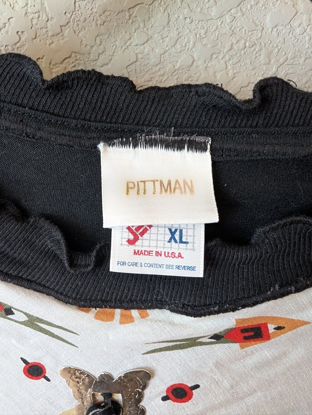 Vintage Pittman - Jerzees Boho/Western/Native American T-Shirt - Picture 3 of 3